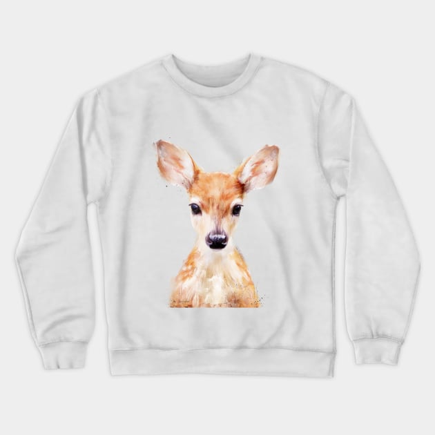 Little Deer Crewneck Sweatshirt by Amy Hamilton